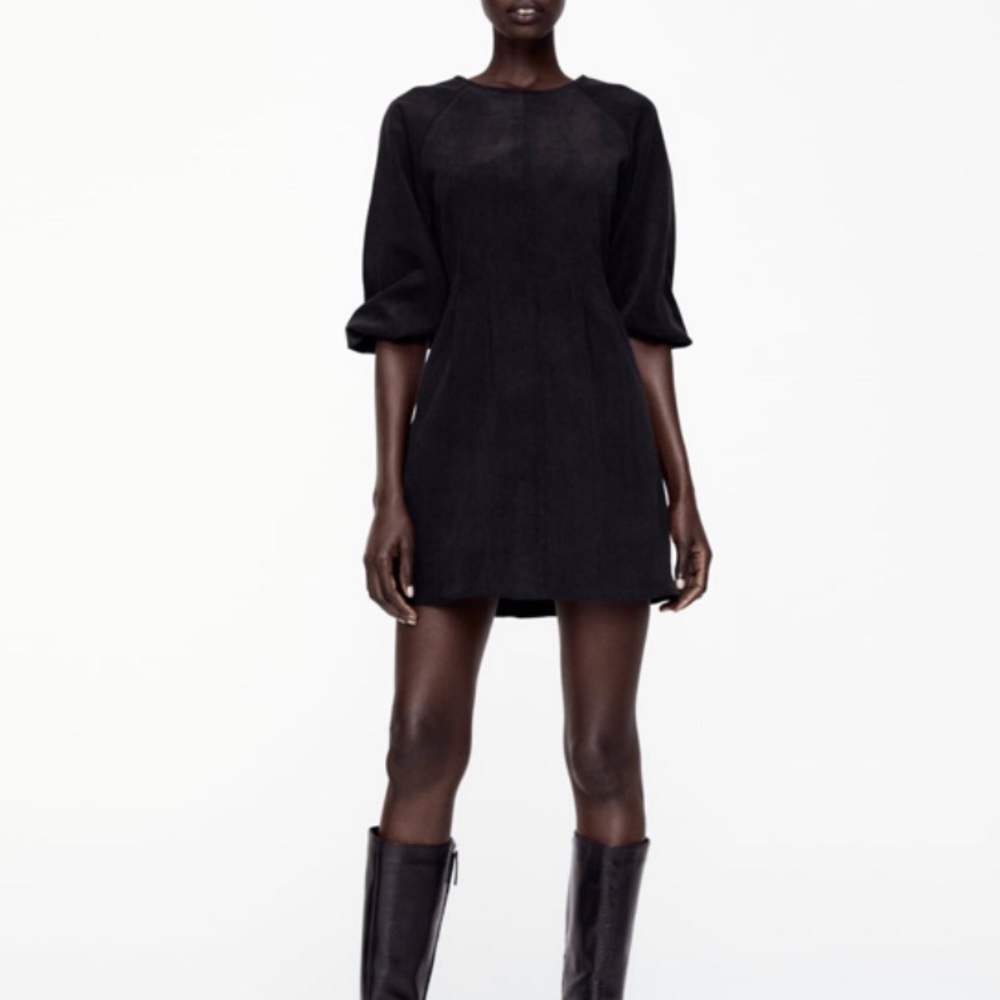 Zara | Puffy Long Sleeve Dress